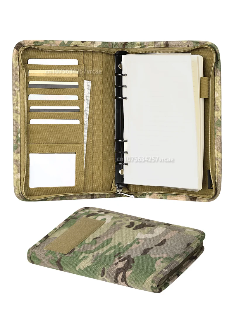 În aer liber Inelul Binder cu 80 de Foi de foi de Hârtie Militare Memorandum A5 Intemperii Tactice Notebook