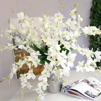 New Sosire 1buc Flori Artificiale de Simulare Orhidee Flori de Mătase de Nunta de Decorare pentru Casa Dormitor Consumabile Partid
