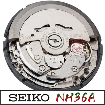 Japonia SEIKO NH36A/NH36 Mișcare Mecanică Nou-Import Automat de Auto-lichidare 4R36A cu Alb Data/Saptamana Roata 24 De Bijuterii