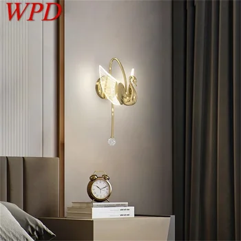 WPD Nordic Swan Lămpi de Perete de Lumină Moderne Creative Decorative pentru Casa Hotel Coridor Dormitor
