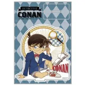 Anime Detectiv Conan Caz Închis Haibara Ai Om în Negru Stand Figura Acrilice Model de Placa de Jucării Cosplay de Colectare Desktop Decor