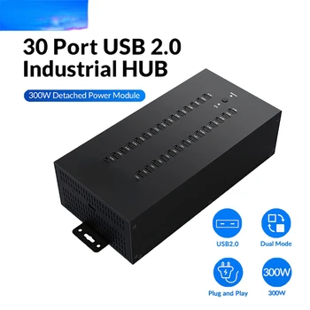 Hub Usb 30-port Industrial Clasa Splitter cu 300W Putere Separată U Disk Copy Lot Test Docking Station Accesorii Pc