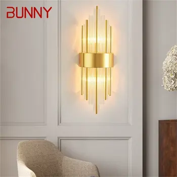 ·IEPURASUL Interioară Lampă de Perete Sconces cu LED-uri Moderne Aur, corp de Iluminat Decorativ Pentru Casa Dormitor