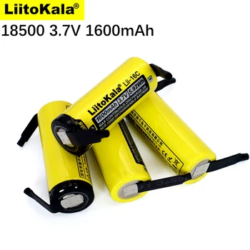 Noi LiitoKala Lii-16C 18500 3.7 V 1600mAh Recarregavel Litiu Ion Baterii Pentru Lanterna LED-uri+DIY Nichel