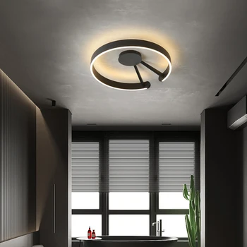 Control de la distanță Iluminat Modern cu LED-uri Lampă de Tavan Dreptunghi Simplu Living Sufragerie Dormitor la Mansardă Mese Estompat DecorateFixture