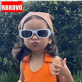 RBROVO 2023 Mici, Ovale ochelari de Soare Copii Drăguț Anti-UV Ochelari de Fete/Baieti Brand de Ochelari de Designer Copilul Plastic Gafas De Sol Hombre