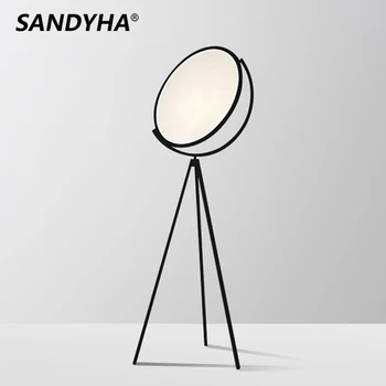 SANDYHA Lampara De Plăcintă Salon Nordic Minimalist 3 picioare în Picioare Lampa de Podea Abajur Para Quarto Lumină Led-uri pentru Dormitor, Camera de zi