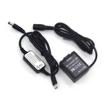 DMW-DCC3 DC Coupler DMW-BLB13 Dummy Baterie+USB de Tip C USB-PD Convertor DC Cablu Pentru Panasonic Lumix DMC-G1 GH1 GF1 G2 G10