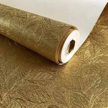 De lux Folie de Aur Tapet Dungi Metalice Sclipici Tapet Reflectorizante KTV Decor rezistent la apa Folie de Aur de Hârtie de Perete Acoperiri
