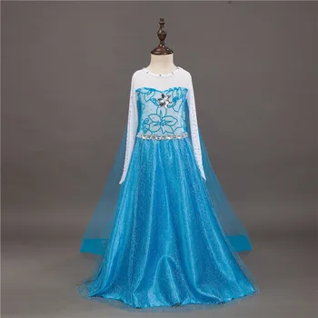2020 Nou Sosit Elsa Regina Rochie De Printesa Anna, Fetele De Ziua Costum De Purim Petrecere De Halloween Rochie Fancy