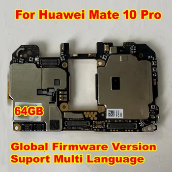 Global Firmware Placa de baza Pentru Huawei Mate 10 Pro Placa de baza Full Chips-uri logice de bord google Circuite de Card Taxa de Înmatriculare Cablu Flex