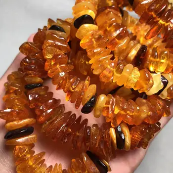 Meihan Naturale de La Marea Baltică Amber Original Rock Liber Margele Brățară Pentru a Face Bijuterii DIY Cadou de Design