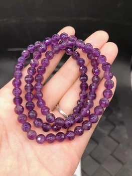 Noi Top Naturale Violet Cristal Margele Unice margele lucrate Manual DIY Moda Rafinat Brățară Lanț Colier Handring Bijuterii Fine