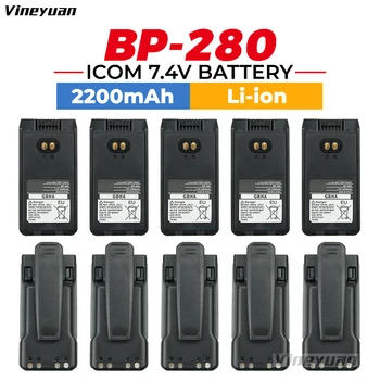 10X2200mAh Înlocuire BP-279 BP-280 Baterie Li-Ion pentru ICOM F1000, F2000, F1000D, F2000D, F1000S, F2000T Două Fel de Radio Reîncărcare