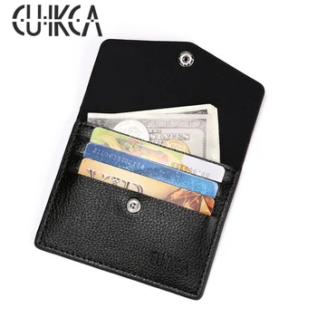 CUIKCA Card & ID Titularii Impermeabil din Piele PU Portofel Slim Barbati Portofel portofel Card de Cazuri ID-ul de Afaceri & Deținătorii de Carduri de Credit