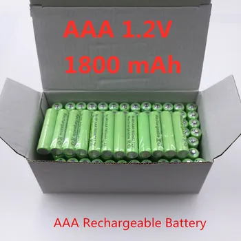 100% original recarregavel AAA1800mah bateria alcalina lanterma brinquedos relogio player substituir bateria NI-MH
