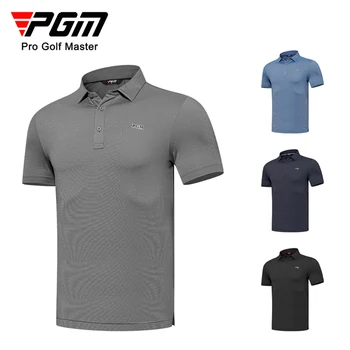 Pgm Barbati de Golf cu Maneci Scurte T-shirt de Vară Sport Top Tricou Polo Golf, Îmbrăcăminte pentru Bărbați YF581