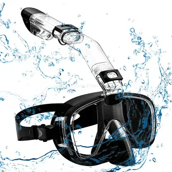 Masca de scufundări Reglabil Snorkeling Masca Dioptrii Panoramică Anti-Scurgere Anti-Ceață pentru Adulți Copii Ochelari de Înot Gea