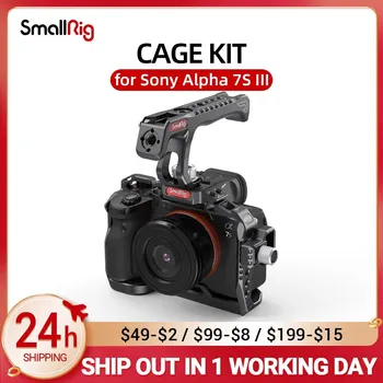 SmallRig aparat de Fotografiat Profesional Cage Kit pentru Sony a7 iii Alpha 7S III A7s3 Caracteristică NATO feroviar rece pantof de montare 3181