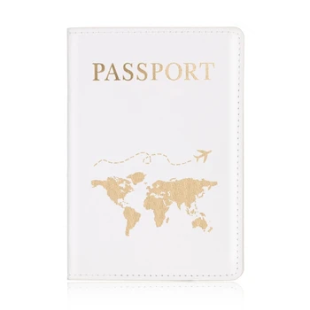 Moda din Piele PU Pașaportul Titularului de Card de Credit de Călătorie Protector Iubitor Cuplu Cadou de Nunta pentru Femei Barbati