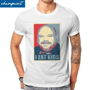 Bertram Mănânc Copii Tricouri pentru Bărbați 100% Bumbac Noutate T-Shirt Echipajul Gât Tricou Maneca Scurta Haine Plus Dimensiunea