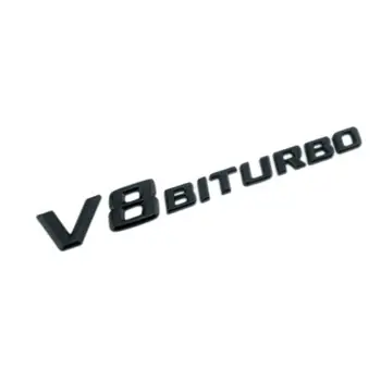 3D ABS Autocolant Auto BITURBO Logo Emblema, Insigna Partea din Spate Auto-styling Autocolant Pentru Benz BITURBO