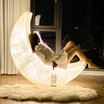 Luna lampă scaun lampă de decoratiuni interioare canapea