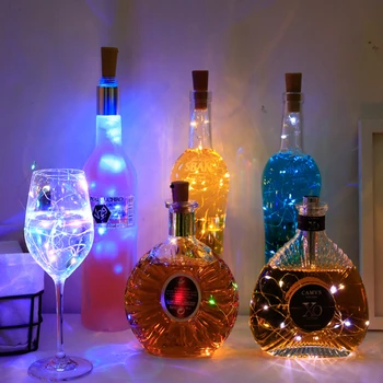 Plută Lumina Sticla De Vin Decorative De Lumină Led-Uri De Lumină Șir Atmosfera Camerei Layout Mici, De Culoare Light Bar De Vinuri Cabinet De Lumină