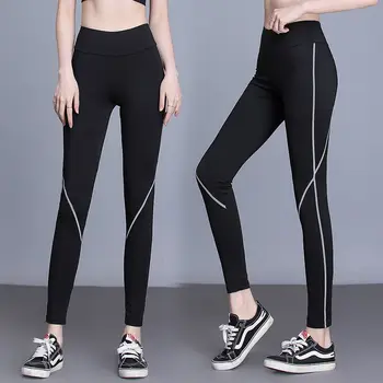 Talie mare Sport Fitness Pantaloni de Slabit Femei Stretch Hip-ridicare Colanti de Formare de Funcționare Purta uscare Rapidă Pantaloni de Yoga