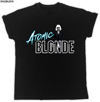 Atomic Blonda T-Shirt Charlize Theron Filmul V2 Unisex T Camasa Noua Moda Casual Din Bumbac Cu Maneci
