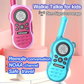 Copii Walki Talki 2 buc Celular Portabil de Emisie-recepție Radio Telefon Interfon 6 KM Mini Jucarii Talkie Walkie Cadouri Fată Băiat Tableta