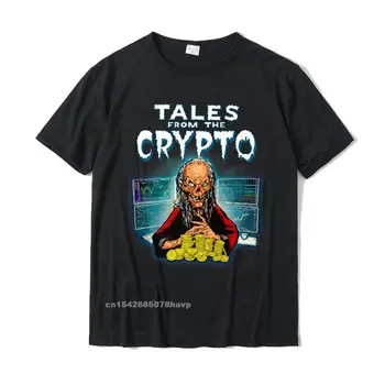 CRYPTO POVEȘTI - Funny Cryptocurrency BTC Miner Moneda Premium Tee Tricou Top T-Shirt, Blaturi Teuri Raspandita Bumbac Amuzant Bărbați