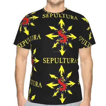 Sepultura T-Shirt Clasic Drăguț Poliester T Shirt De Imprimare Mâneci Scurte Tricou Om Supradimensionate