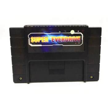 Super 800 1 Pro Remix Carte de Joc De SNES 16 Biți Video, Consolă de jocuri Super EverDrive Cartuș, Negru