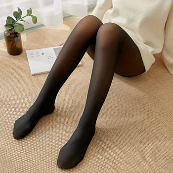 Femei de Primăvară și de Toamnă Subțire Chilot Transparent de Înaltă Elasticitate Sexy Moda Casual Negru Subțire Jambiere Dresuri Ciorapi