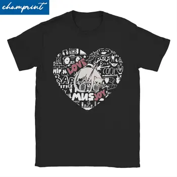 Rece Lovejoy Trupa Doodle T-Shirt pentru Bărbați Crewneck din Bumbac Tricou Maneca Scurta Tricou Cadou de Ziua de Îmbrăcăminte