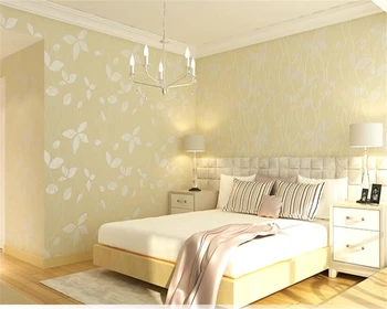 beibehang de perete de Vinil Frumos Europene non-țesute flocking tapet cald minimalist modern grădină cameră de zi dormitor tapet