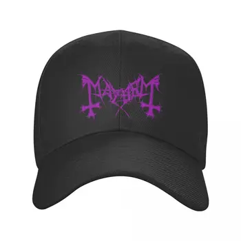 Mayhem - Band logo-ul (Violet Edition) Șapcă de Baseball Capac vintage designer pălărie Bărbați capac Femei