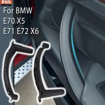 Masina Interioara Panou de Ușă Mâner Trageți Capacul Ornamental Pentru BMW X5 E70 E71 E72 X6 2007 - 2013 Interioare Auto Accesorii Piese de schimb