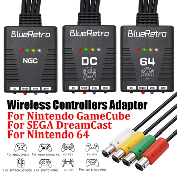 Controler de Joc fără fir Adaptor Pentru Nintendo GameCube N64, SEGA DreamCast Consola pentru PS3, PS4, PS5 Comutator Xbox One Wii Gamepad