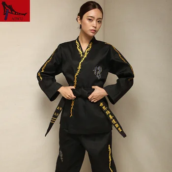 Taekwondo haine de Adult Maneca lunga Barbati Si Femei Taekwondo Îmbrăcăminte alb și negru