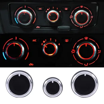 3PCS/Set Incalzitor Bord A/C Comutator Butoane Negru Butoane de Control Pentru VW Pentru Golf MK4 B5, Bora