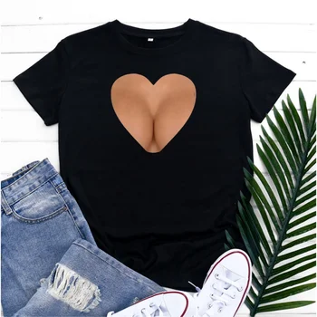 amuzant t shirt Model pentru Femei din bumbac tricou Crop top cu maneci scurte t-shirt femei de vara t-shirt pentru femei oversize t-shirt