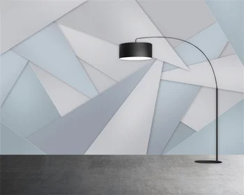 Tapet personalizat minimalist modern de moda de trei-dimensional figura geometrica dormitor fundal de perete decorative pictura murala