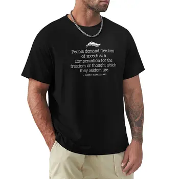 Soren Kierkegaard Discurs Tricou top de vara baieti t shirt fan de sport t-shirt montate tricouri pentru bărbați