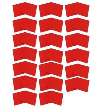 2 Pachet Solid De Culoare Tipărite Șervețel De Hârtie (Roșu)