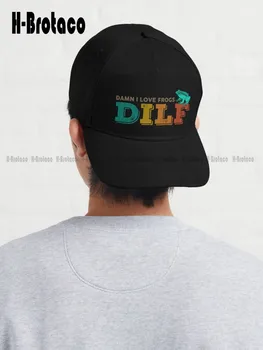 Dilf La Naiba Îmi Place Broaște Șapcă De Baseball Negru Pălării Pentru Bărbați Alpinism În Aer Liber Calatorind Hip Hop Camionagiu Iute Uscat Cap Mesh Unisex