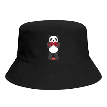 Vara Unisex Agrement Găleată Pălării Câștigătoare Boxer Femei Bărbați Pălăria de Pescuit Panda de Toamnă în aer liber Panama Gorros pentru Bob