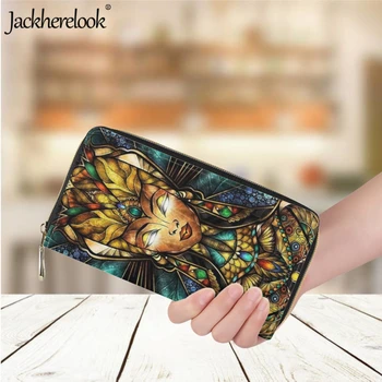 Jackherelook Tigan Arta Stil Portofel pentru Femei din Piele PU de Mult Bani Geanta Brand de Lux de Design Doamnelor Card Bancar Titularul Pungă de Ambreiaj