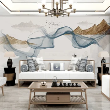 wellyu Personalizate 3D tapet nou stil Chinezesc murală modernă de artă abstracte pictura de cerneală camera de zi canapea fundal pictura murala de perete